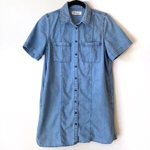 Madewell denim mini dress
